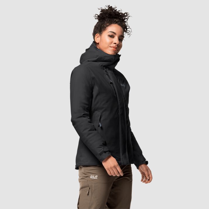 Chamarra Invierno Jack Wolfskin Troposphere Mujer Negros Mexico-7285491